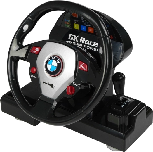 Steering wheel-shaped controller