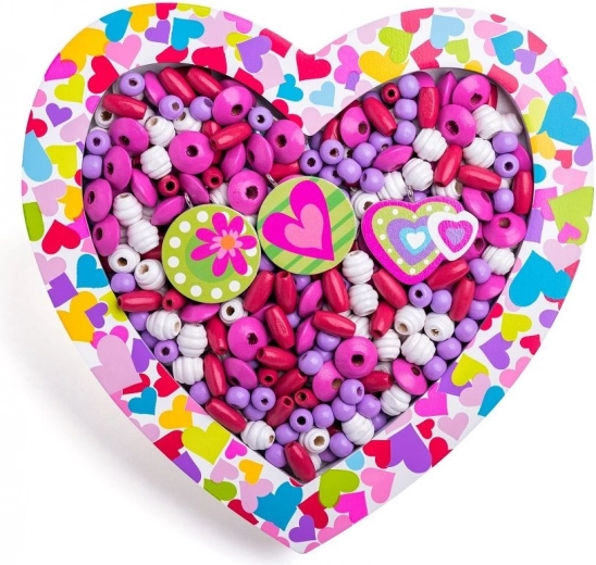 Heart bead set