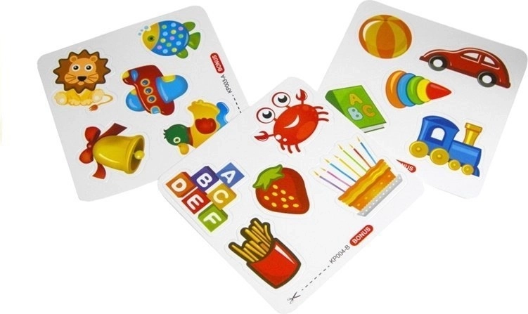 Educational cards with images
