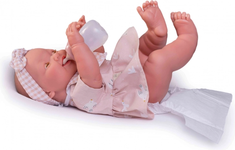 Blinks and pees like a real baby