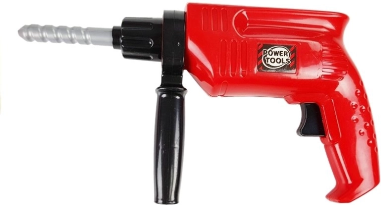 Realistic drill with rotating bit