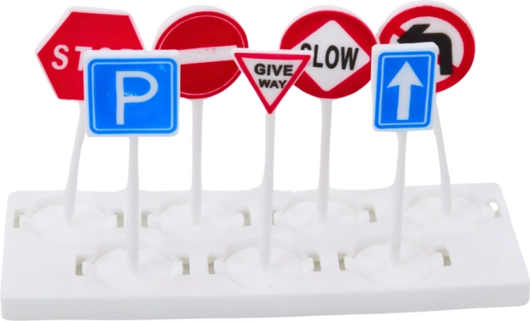 Cars and traffic signs for learning and fun
