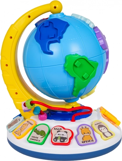 360° rotating globe and rich interaction