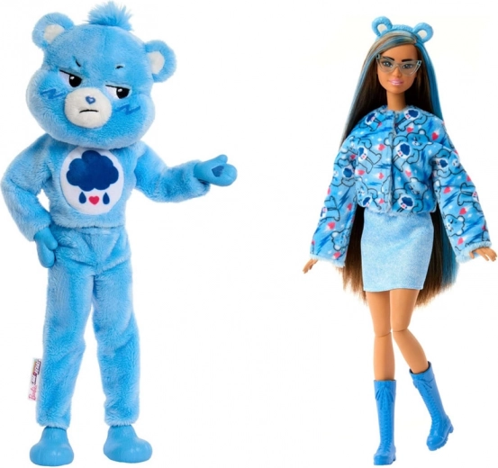 Ülipehme plüüs ja täielikult liigendatud nukk