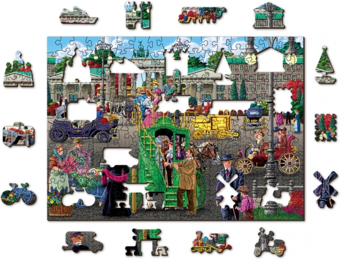 Double-sided 2-in-1 puzzle for double the fun