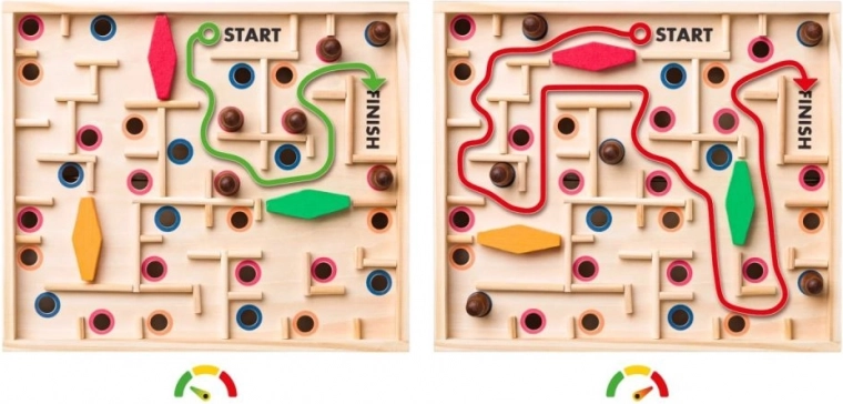 Two game boards for extra challenge