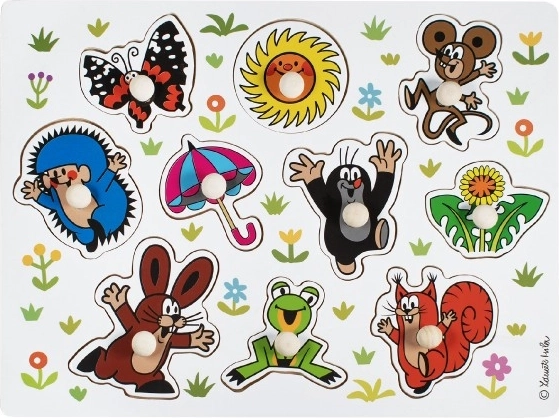 Lihtne haarata tänu puidust nuppudele