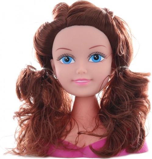 Realistlikud pruunid juuksed lihtsaks kammimiseks