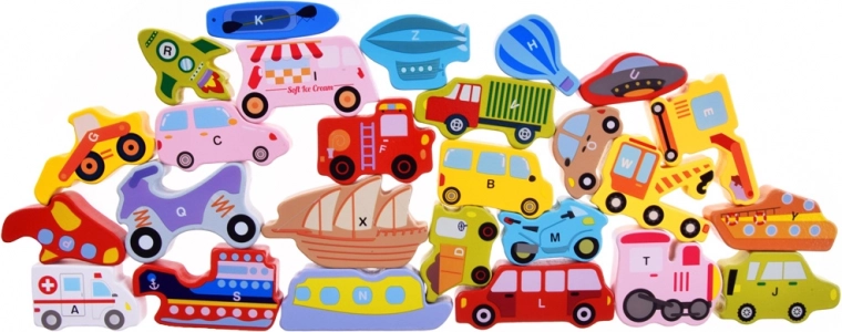 Tähestiku õppimine lemmiksõidukitega