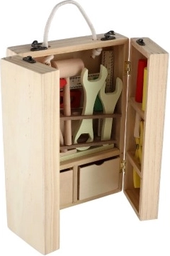 Kõik-ühes kaasaskantavas puidust kohvris