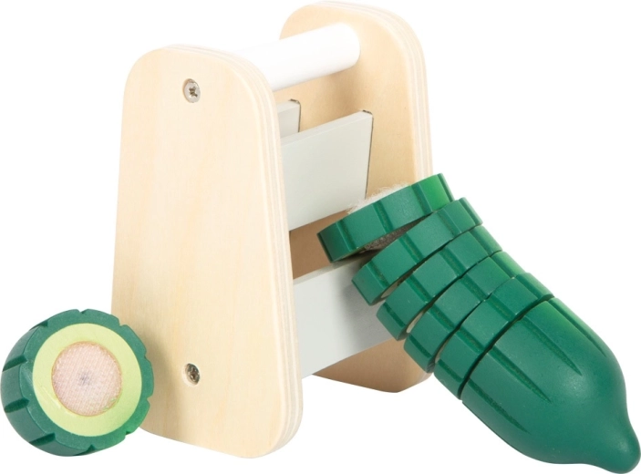 Slicing Cucumber and Tomato
