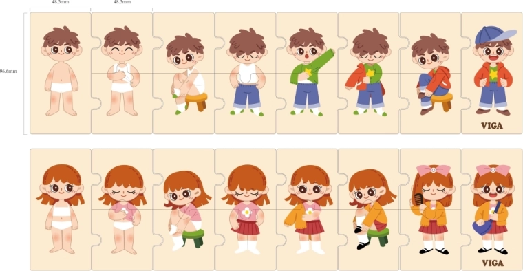 Riietumise õppimine samm-sammult