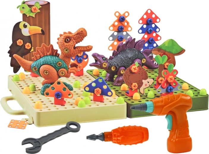 Interactive building with a kids’ drill