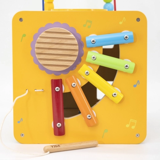 Musical panel with xylophone