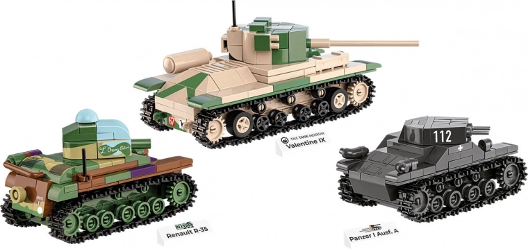 Precise models of historical tanks