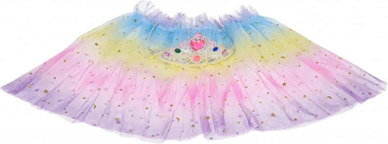 Vikerkaareline muutumine väikeseks printsessiks