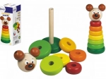 DETOA wooden bear stacking pyramid