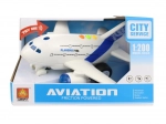 1:200 Scale Airplane with Flywheel, Light and Sound