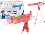 Pink tripod bubble maker – electric bubble tower with adjustable height