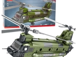 Sõjaväehelikopteri CH-47 CHINOOK ehituskomplekt – 1451 detaili