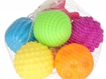 Sensory balls for children, set of 6 in a mesh bag