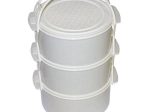 Plastist toidukandja 3 × 1,5 l