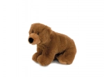 Plush brown teddy bear 20 × 13 cm for babies