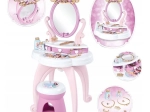 Smoby Disney Princess 2-in-1 vanity with rotating mirror and stool