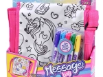 Kids' shoulder bag for coloring – unicorn