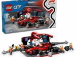 LEGO® City 60443 F1® boksipeatus ja Ferrari meeskond autoga