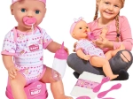 Simba New Born Baby funktsionaalne nukk 43 cm poti ja tarvikutega