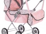Deep Doll Stroller Pink Flowers