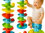 Kruzzel ball tower with spiral track for children 18+ months