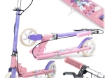 RICOKIDS Kodi Princess Kids Folding Scooter with Hand and Foot Brakes