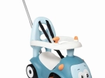 Ride-on with sounds and push bar Maestro 3-in-1 blue