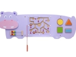 VIGA Sensory Manipulative Board Hippo FSC Montessori