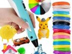 Woopie 3D-pliiats lastele LED-ekraaniga – loominguline komplekt