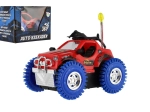 Battery-powered stunt car with lights and sound