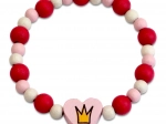 Detoa kids' bracelet Princess from wooden beads