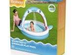 Sharktastic Inflatable Kids' Pool with Sprinkler