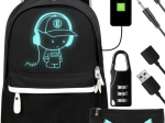 Veekindel seljakott USB ja helendava kujundusega KRUZZEL 19 l