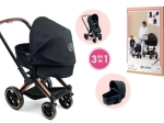 Nukunukkvanker CYBEX Black 3-ühes (36–52 cm)