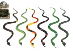 Plastic snakes 23 cm – mixed species