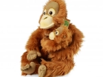 Plush orangutan with baby 28 cm ECO friendly – RAPPA