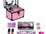 Kids’ makeup and nail polish set in a cosmetic case