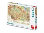 Dino Puzzle Map of the Czech Republic 500 pieces