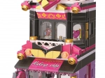 Qman city corner trendy cosmetics shop building set