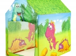 IPLAY laste dinosauruseteemaline majaks kujundatud telk pallidega