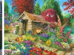 Diamond Painting Cabin in the Garden 30x40 cm