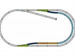 Piko Track Set with Base - Parallel Track